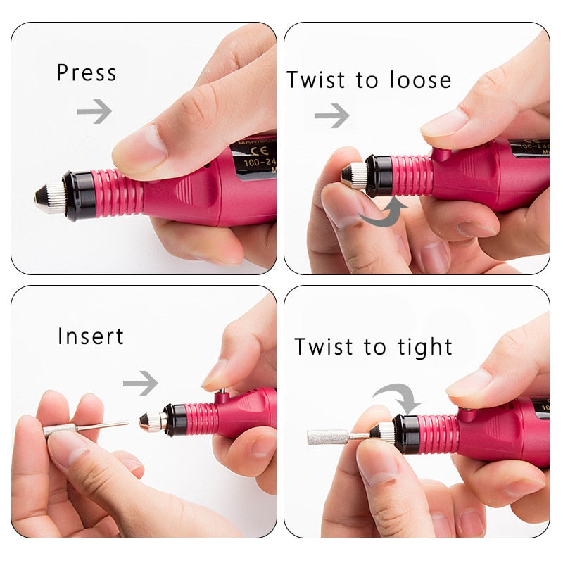 Pedicure Drill Set